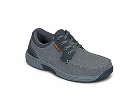 Orthofeet - Men - Porto - Gray Orthofeet comfortable support shoes