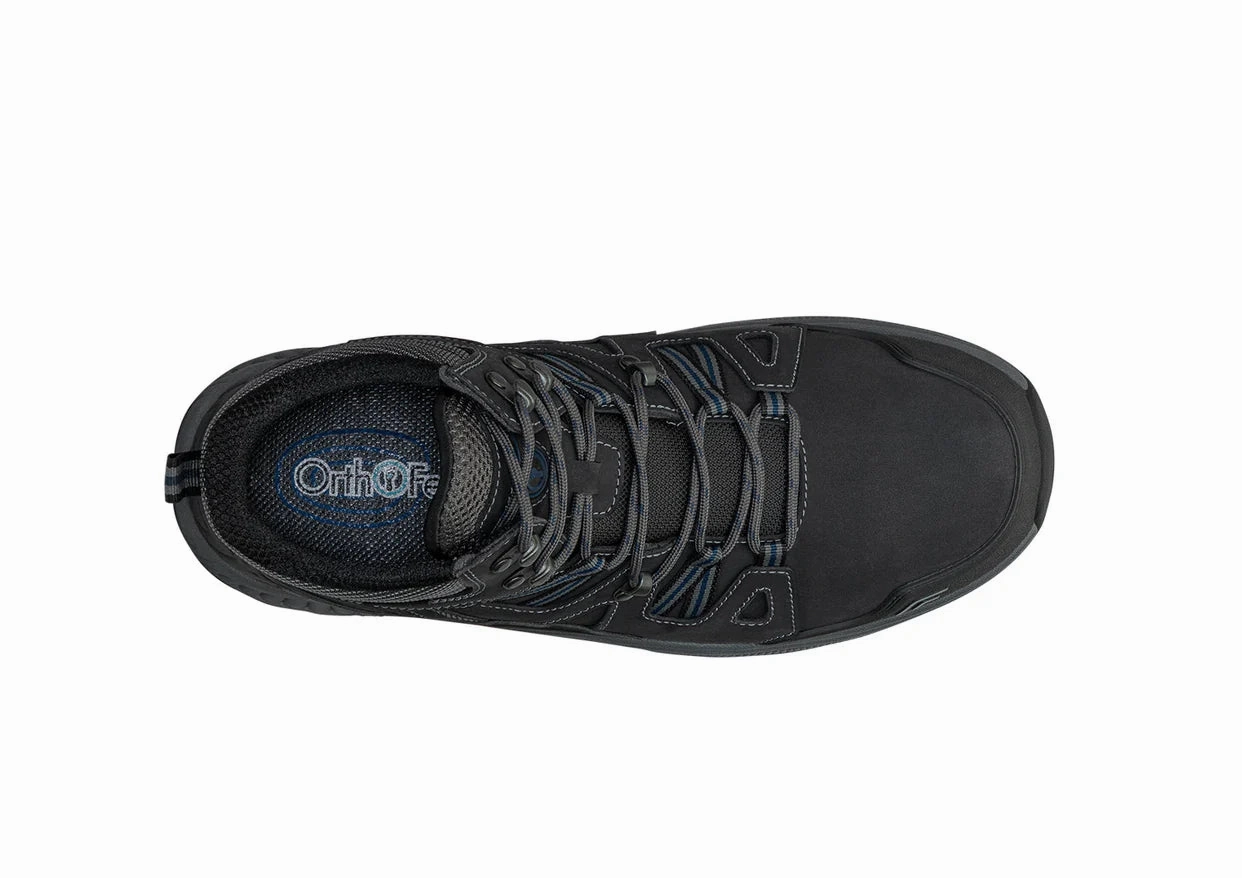 Orthofeet - Men - Ridgewood Boots - Black Orthofeet comfortable shoe looks