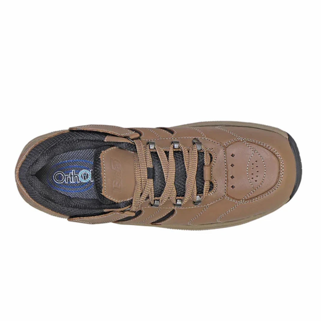 Orthofeet - Men - Shreveport Tie-Less - Brown Orthofeet comfortable shoe looks
