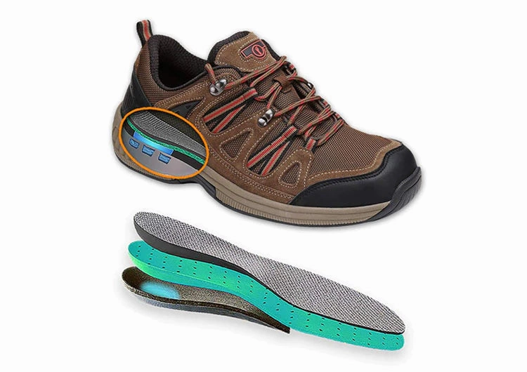 Orthofeet - Men-  Sorrento - Brown Orthofeet comfortable shoe looks