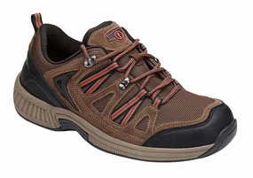 Orthofeet - Men-  Sorrento - Brown Orthofeet comfortable support shoes