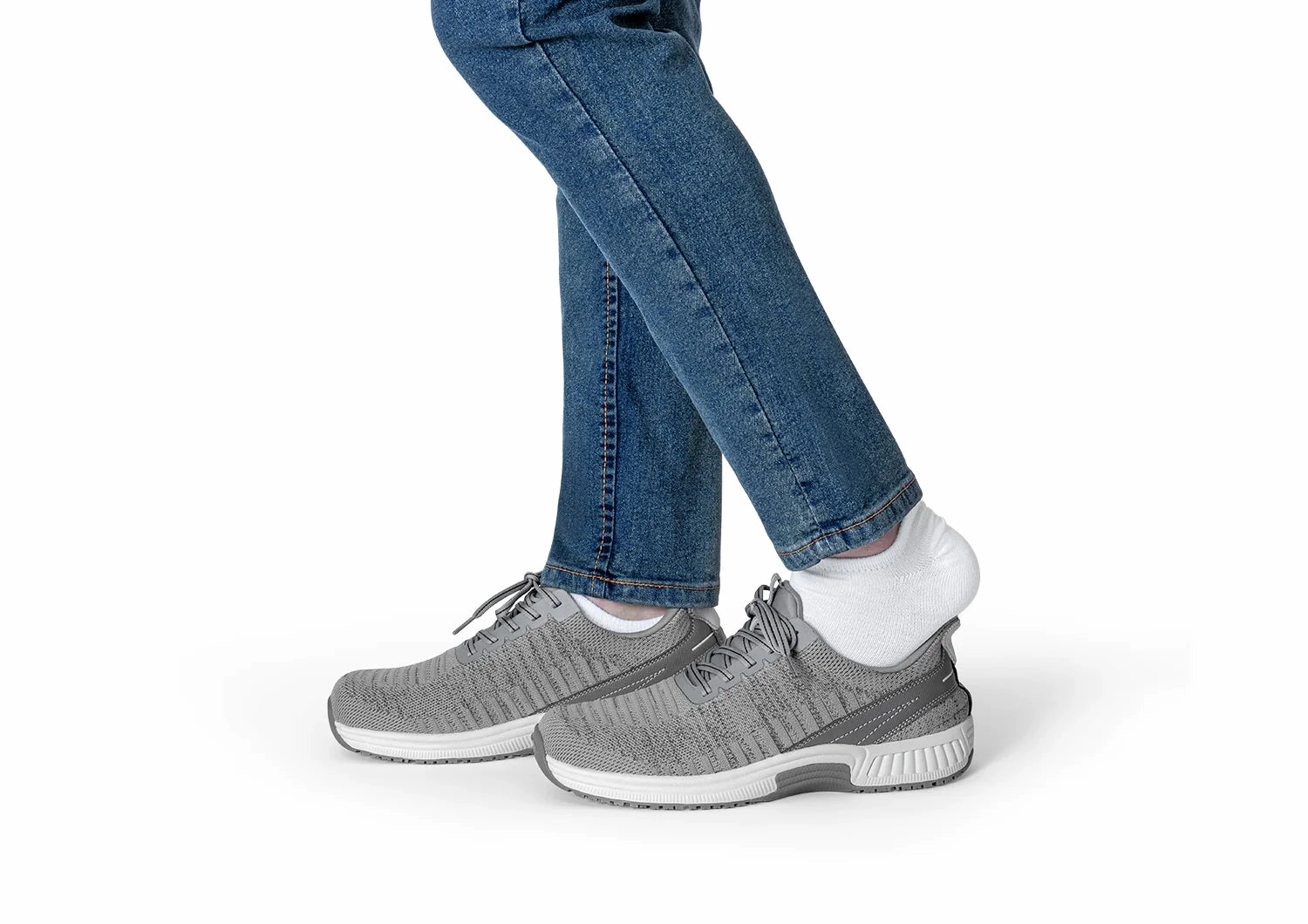 Orthofeet - MEN - Yari Hands-Free - Gray Orthofeet comfortable shoe looks