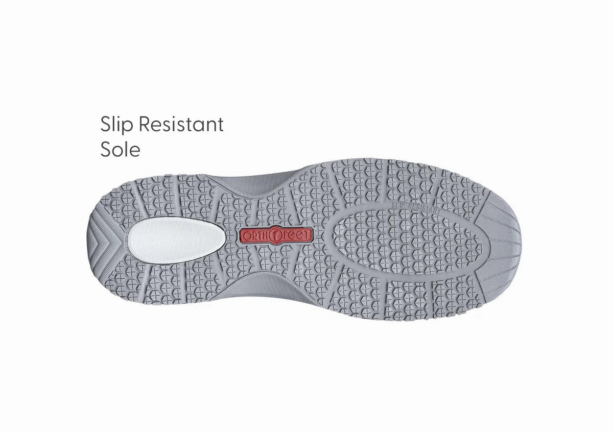 Orthofeet - MEN - Yari Hands-Free - White Orthofeet comfortable shoe looks