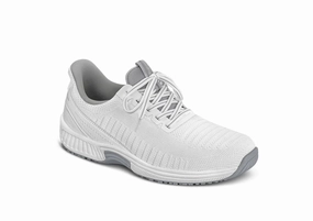 Orthofeet - MEN - Yari Hands-Free - White Orthofeet comfortable support shoes