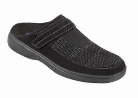 ORTHOFEET - MEN -Hudson Stretch Knit - Black Orthofeet comfortable support shoes