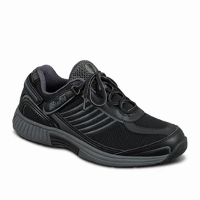 Orthofeet - Verve Tie-Less - Black Orthofeet comfortable support shoes