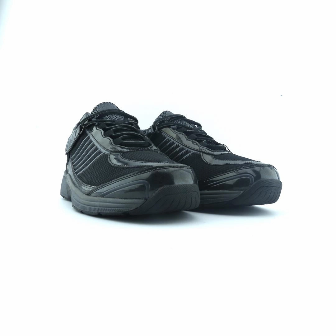 Orthofeet - Verve Tie-Less - Shiny  Black Orthofeet comfortable shoe looks