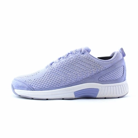 Orthofeet - Women - Coral Stretch Knit - Lavender (EX) Orthofeet comfortable support shoes