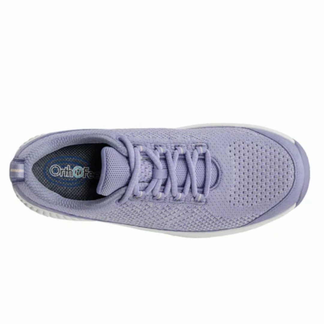 Orthofeet - Women - Coral Stretch Knit - Lavender Orthofeet comfortable shoe looks