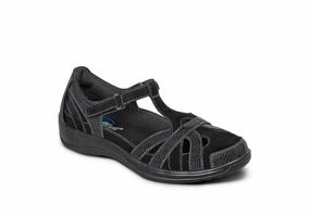 Orthofeet - Women - Juno - Black Orthofeet comfortable support shoes