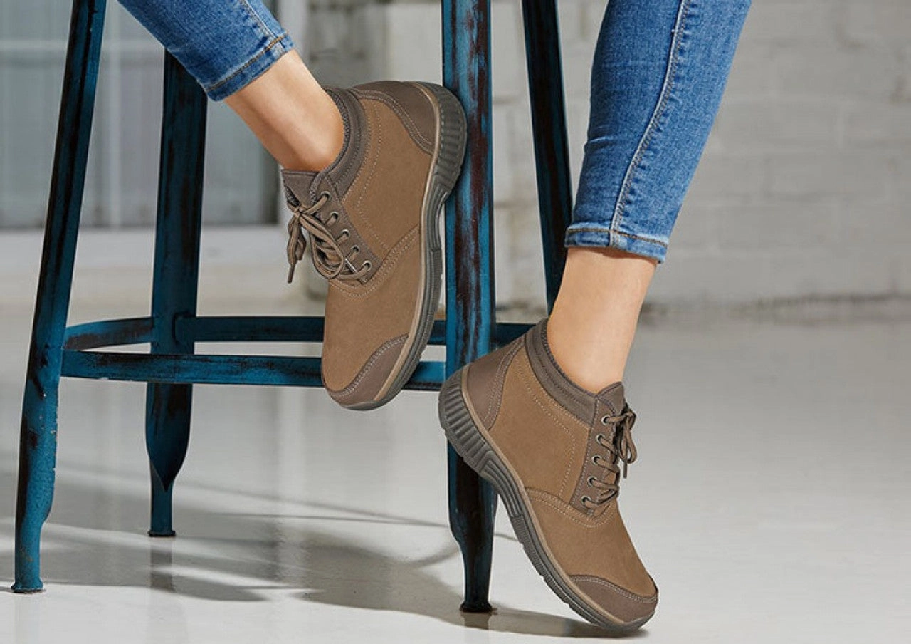 Orthofeet - Women - Milano - Brown Orthofeet comfortable shoe looks