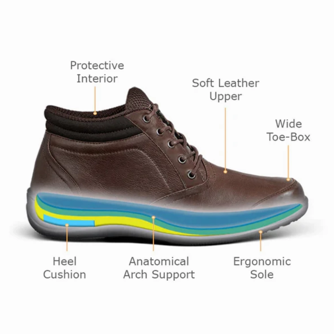 Orthofeet - Women - Milano - Dark Brown Orthofeet comfortable shoe looks