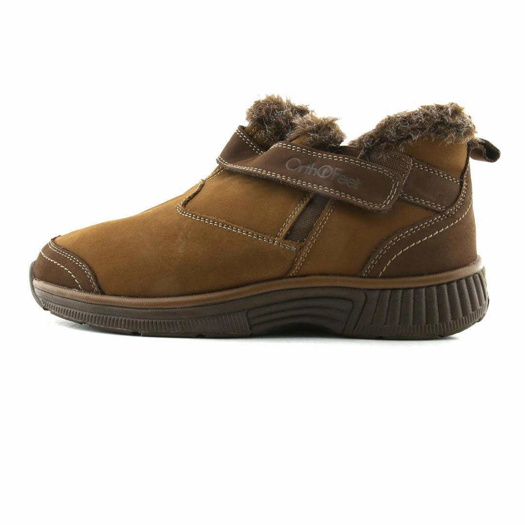 Orthofeet - Women - Siena Boot - Brown Orthofeet comfortable support shoes
