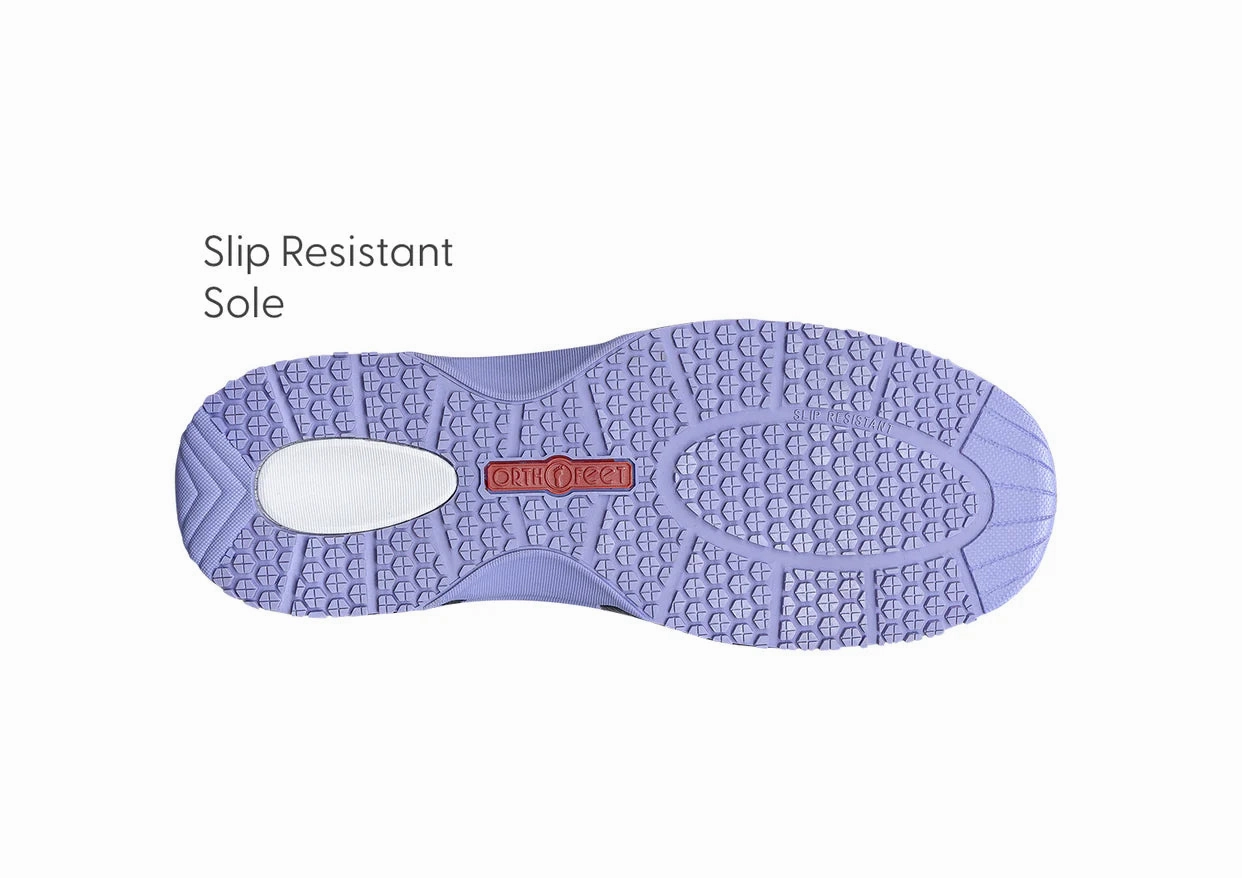 Orthofeet - Women - Talya Slip-Resistant - Lavender Orthofeet comfortable shoe looks