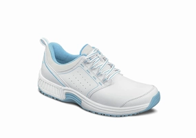 Orthofeet - Women - Talya Slip-Resistant - White Orthofeet comfortable support shoes