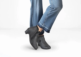 ORTHOFEET - WOMEN- Emma - Black Orthofeet comfortable support shoes