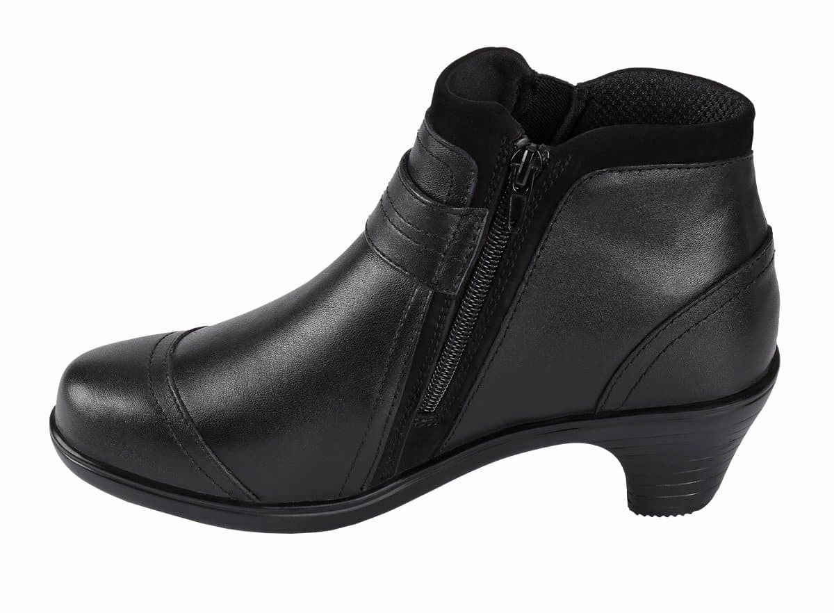 ORTHOFEET - WOMEN- Emma - Black Orthofeet comfortable shoe looks