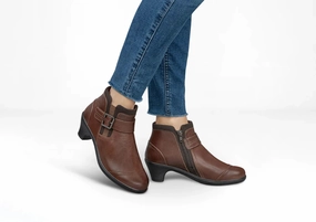 ORTHOFEET - WOMEN- Emma - Brown Orthofeet comfortable support shoes