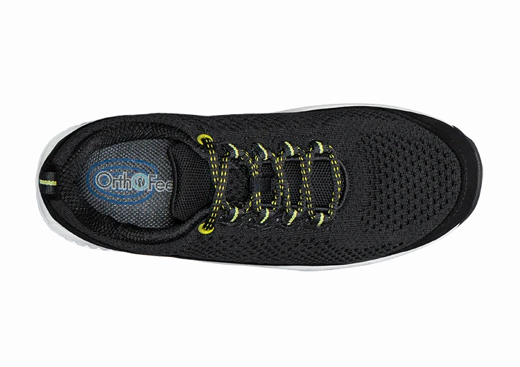 Orthofeet Coral Stretch Knit - Black Orthofeet comfortable shoe looks