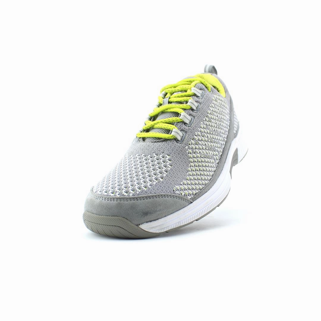 Orthofeet Coral Stretch Knit - Gray (EX) Orthofeet comfortable shoe looks