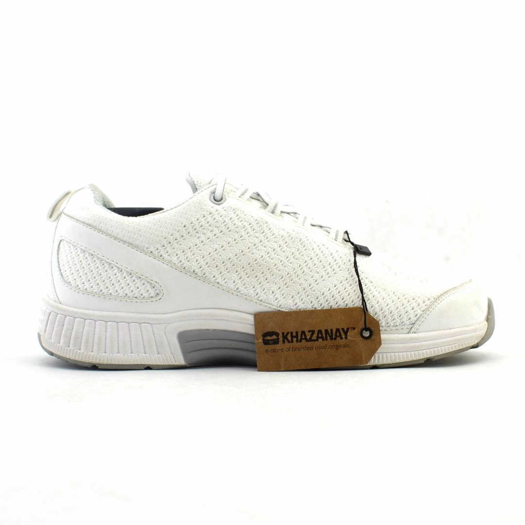 Orthofeet Coral Stretch Knit - White (EX) Orthofeet comfortable shoe looks