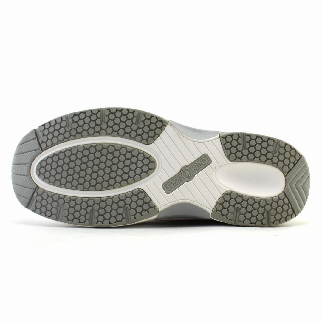 Orthofeet Coral Stretch Knit - White (EX) Orthofeet comfortable shoe looks
