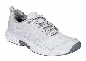 Orthofeet Coral Stretch Knit - White Orthofeet comfortable support shoes