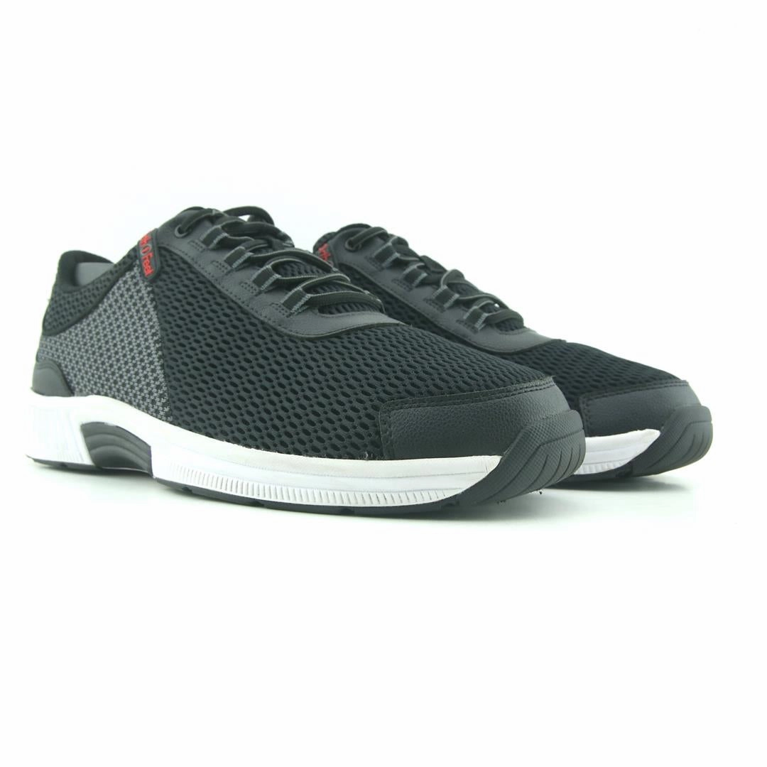 Orthofeet Edgewater Stretch - Black EX Orthofeet comfortable shoe looks