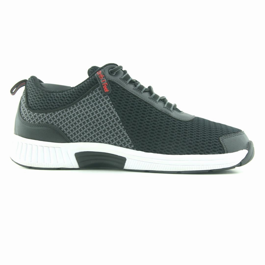 Orthofeet Edgewater Stretch - Black EX Orthofeet comfortable shoe looks