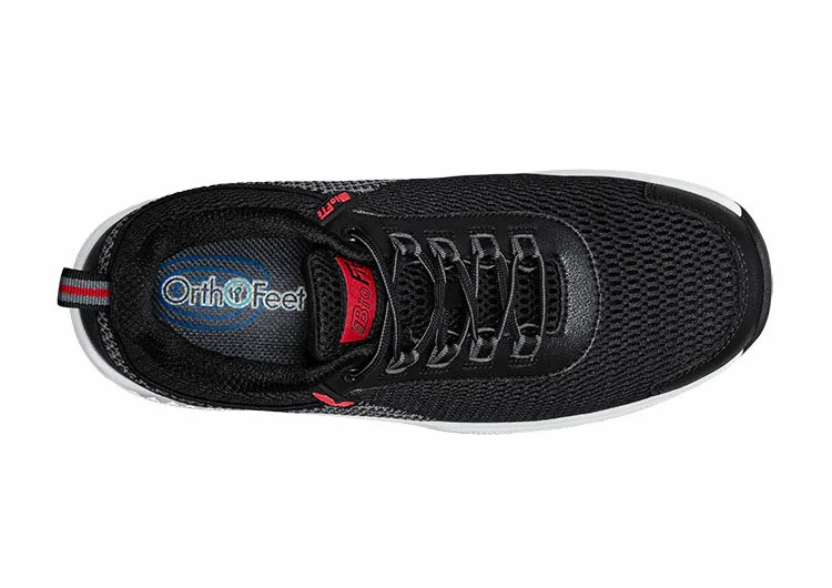 Orthofeet Edgewater Stretch - Black Orthofeet comfortable shoe looks