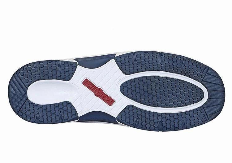 Orthofeet Francis No-Tie - Blue Orthofeet comfortable shoe looks