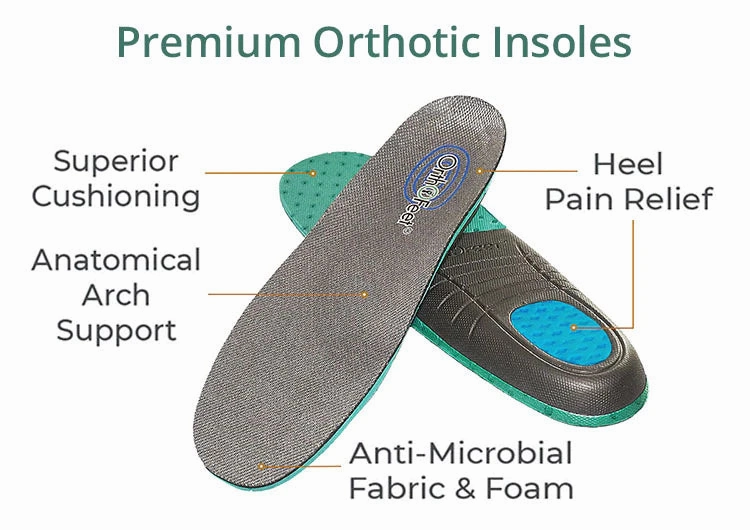 Orthofeet Francis No-Tie - Blue Orthofeet comfortable shoe looks