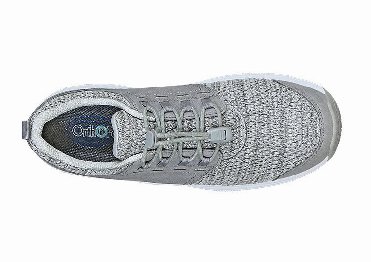 Orthofeet Francis No-Tie - Gray Orthofeet comfortable shoe looks