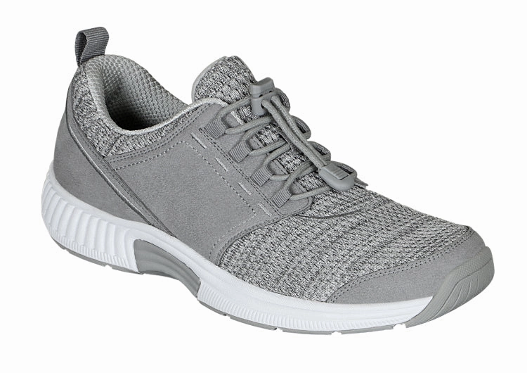 Orthofeet Francis No-Tie - Gray Orthofeet comfortable support shoes