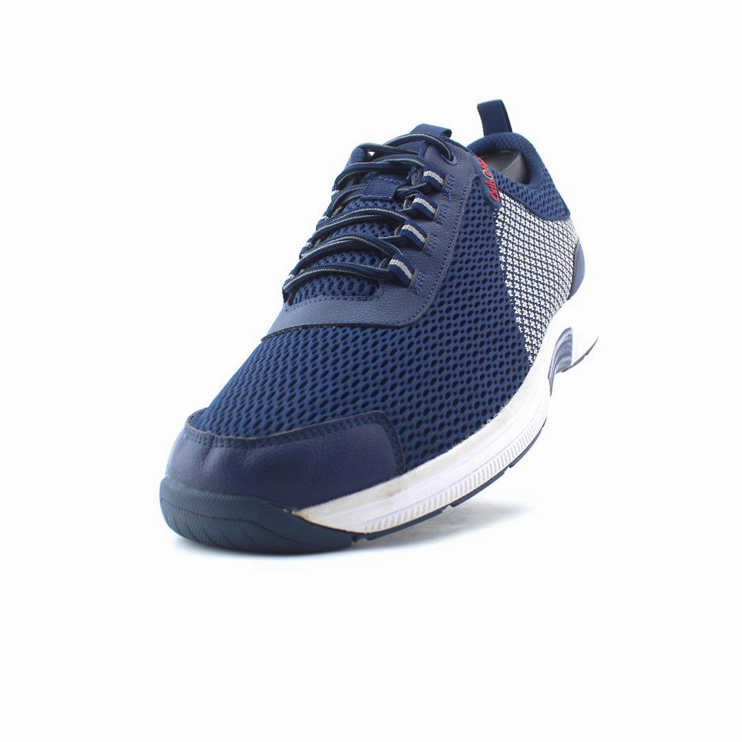 Orthofeet -Men - Edgewater Stretch - Blue (EX) Orthofeet comfortable shoe looks