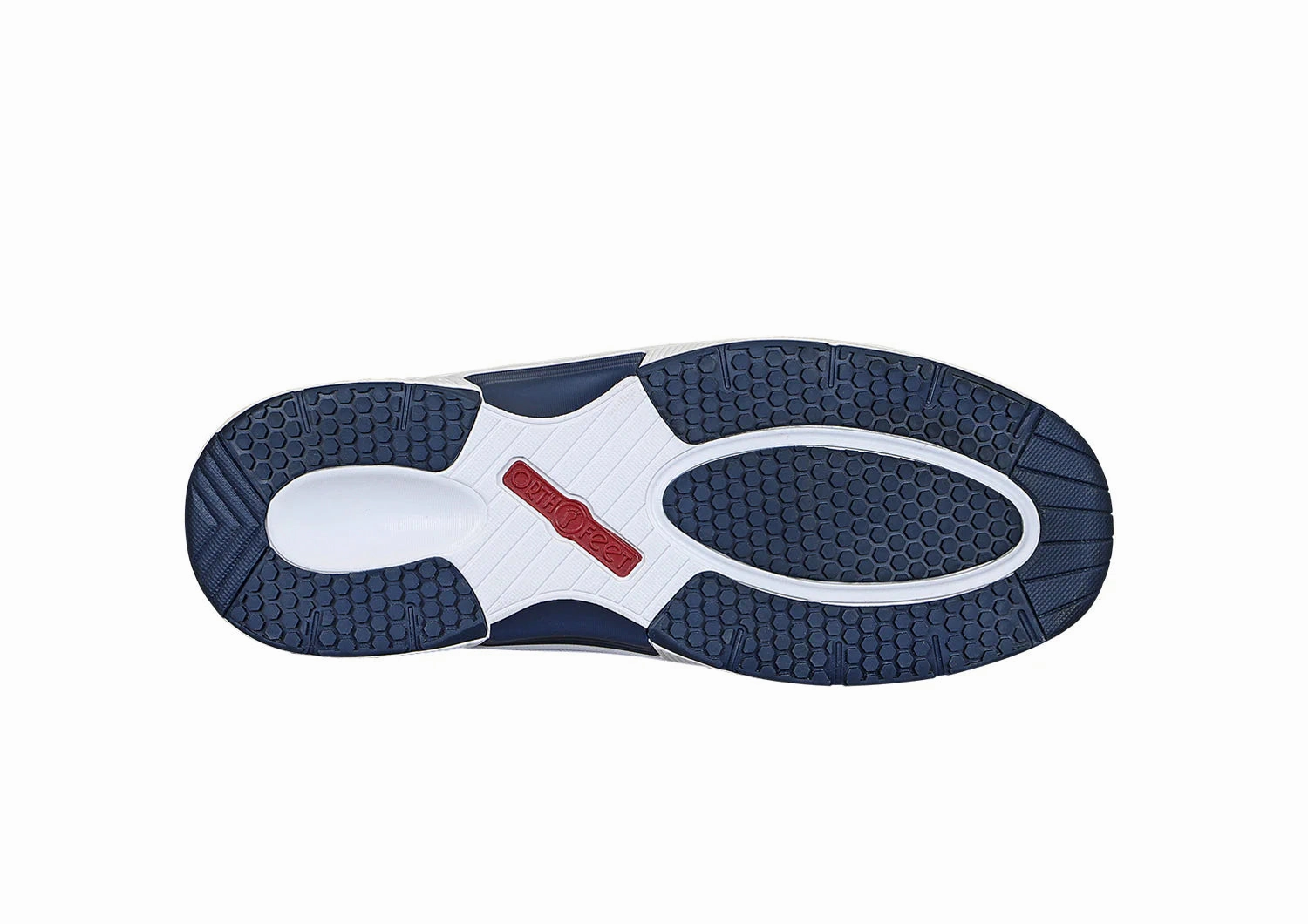Orthofeet -Men - Edgewater Stretch - Blue Orthofeet comfortable shoe looks
