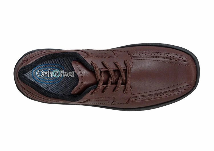 Orthofeet Men - Gramercy - Brown Orthofeet comfortable shoe looks