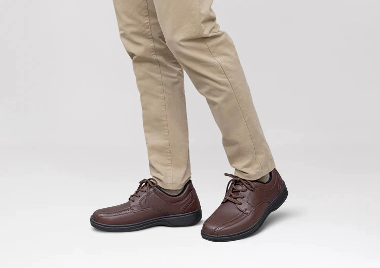 Orthofeet Men - Gramercy - Brown Orthofeet comfortable shoe looks