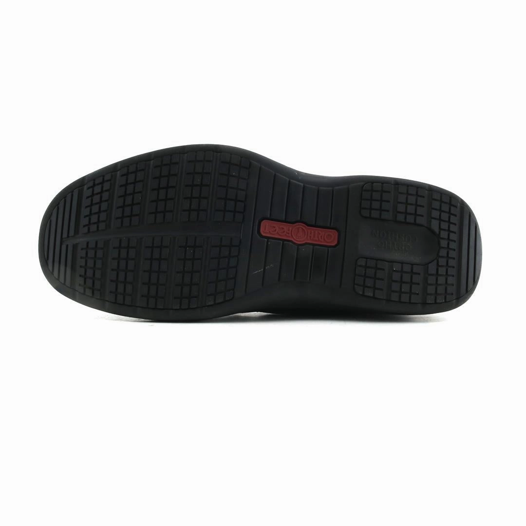 Orthofeet Men - Moreno - Angle - Black Orthofeet comfortable shoe looks