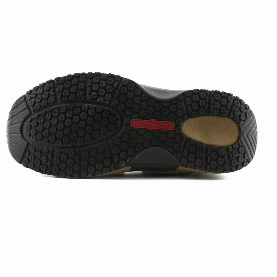 Orthofeet Men - Verno Hands-Free - Brown Orthofeet comfortable shoe looks