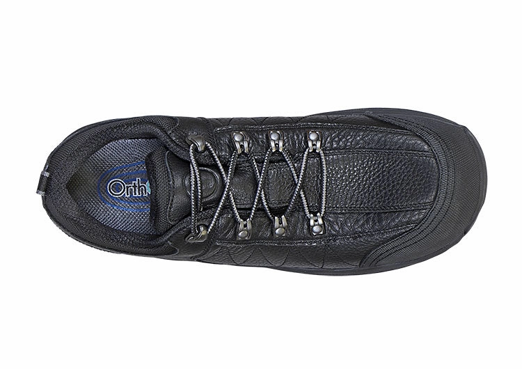 Orthofeet Men Dolomite Work Shoes - Black Orthofeet comfortable shoe looks
