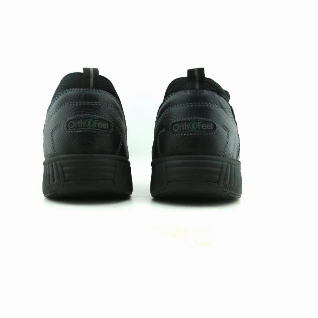 Orthofeet Men Pacific Palisades - Black (EX) Orthofeet comfortable shoe looks