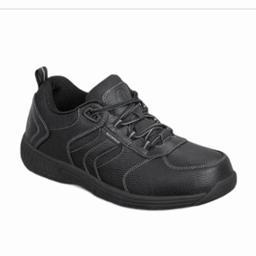 Orthofeet Men Pacific Palisades - Black Orthofeet comfortable support shoes