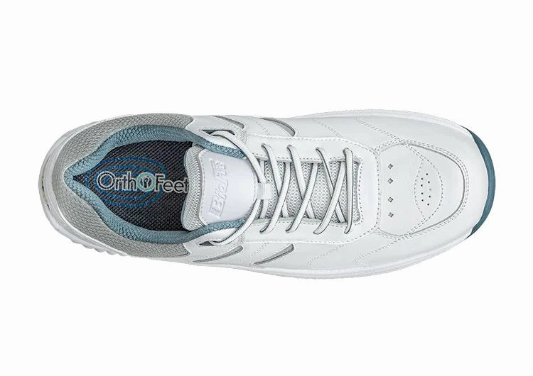 Orthofeet Men Pacific Palisades - White Orthofeet comfortable shoe looks