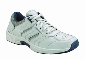 Orthofeet Men Pacific Palisades - White Orthofeet comfortable support shoes