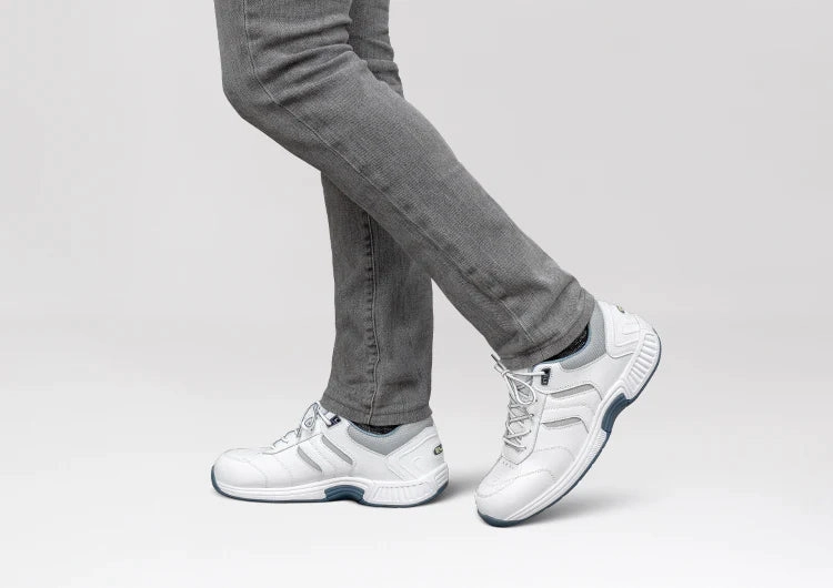 Orthofeet Men Pacific Palisades - White Orthofeet comfortable shoe looks