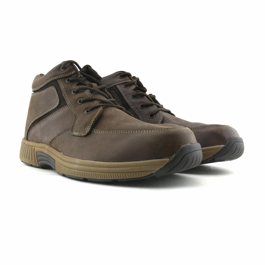 Orthofeet Men's Boot Highline - Dark Brown EX Orthofeet comfortable shoe looks