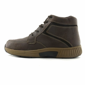 Orthofeet Men's Boot Highline - Dark Brown Orthofeet comfortable support shoes