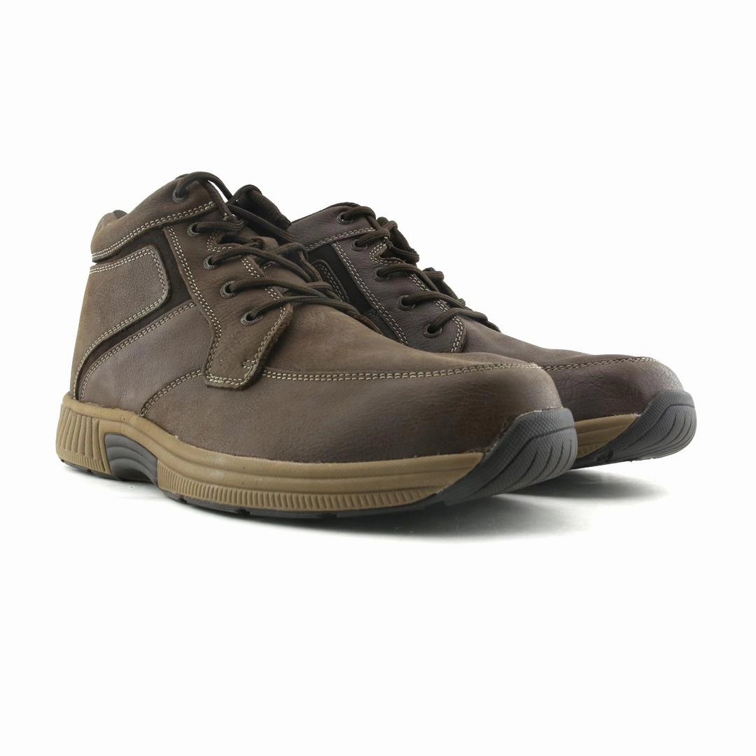 Orthofeet Men's Boot Highline - Dark Brown Orthofeet comfortable shoe looks