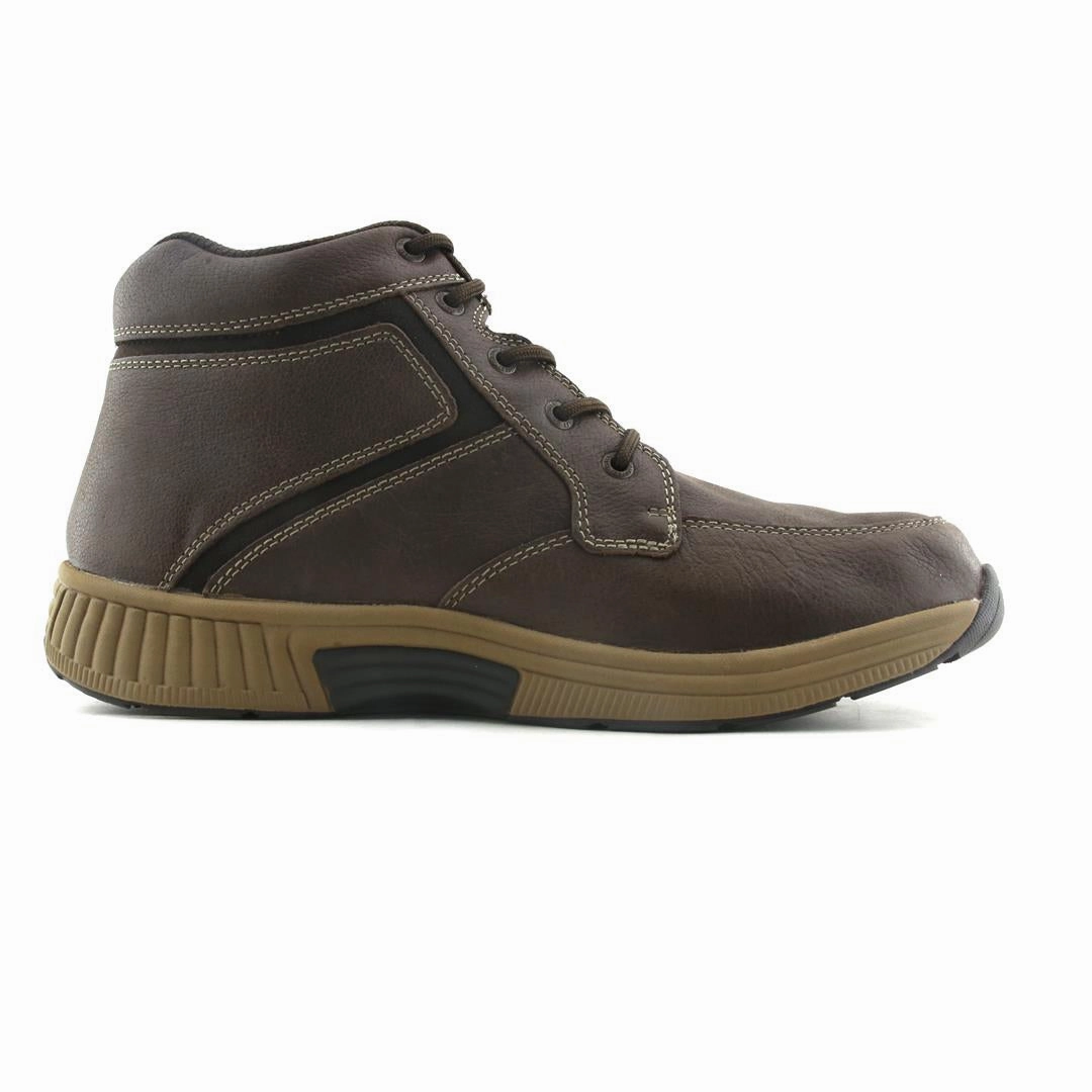 Orthofeet Men's Boot Highline - Dark Brown Orthofeet comfortable shoe looks